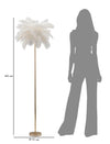Lampadar Palm Auriu / Alb (4)