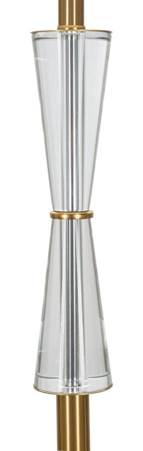 Lampadar Cristal Auriu / Alb (1)