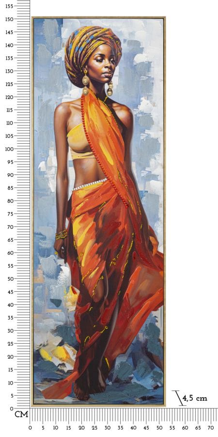 Tablou Framed Daphne -A- Multicolor, 52 x 152 cm (5)
