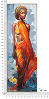 Tablou Framed Daphne -A- Multicolor, 52 x 152 cm (5)