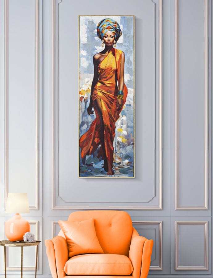 Tablou Framed Daphne -B- Multicolor, 52 x 152 cm (5)