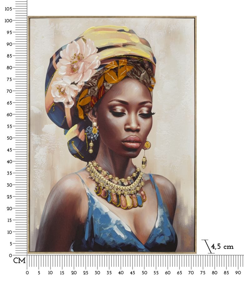 Tablou Framed Ayda -A- Multicolor, 72 x 102 cm (6)