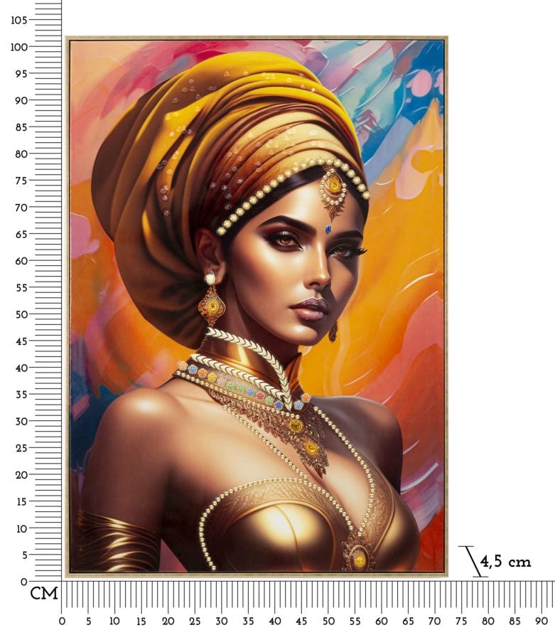 Tablou Framed Samira -A- Multicolor, 72 x 102 cm (7)
