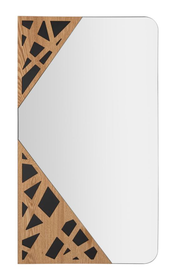 Oglinda decorativa din MDF, Angle Multicolor, l50xH90 cm