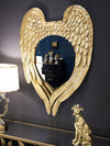Oglinda decorativa din metal, Wings Auriu, l99xH72 cm (4)