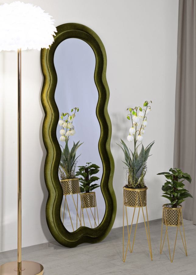 Oglinda decorativa din MDF, Miki Verde, l60xH160 cm (4)