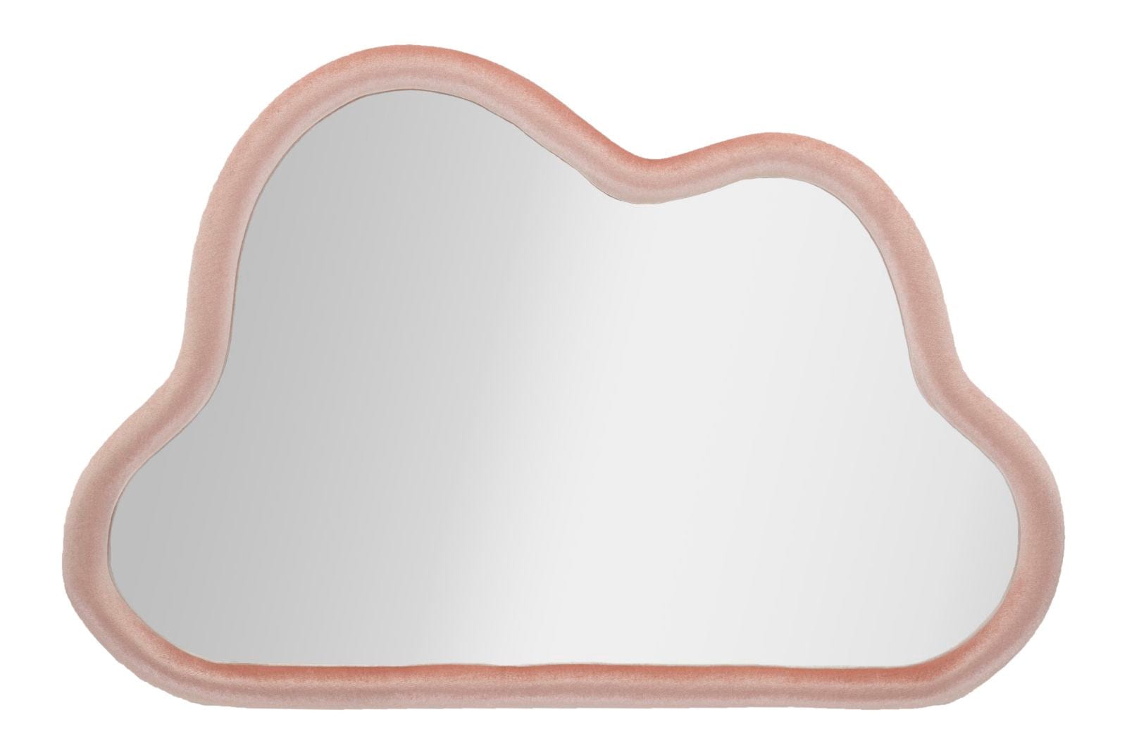 Oglinda decorativa din MDF, Cloud Roz, l90xH60 cm