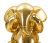 Set 3 decoratiuni din polirasina, Elephant Auriu, Ø15,5xH20,5 cm (2)