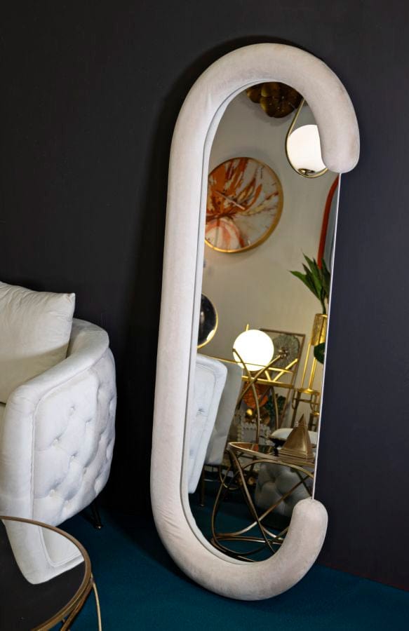 Oglinda decorativa din MDF, Chantal Crem, l60xH160 cm (4)