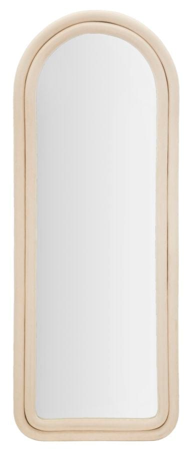 Oglinda decorativa din MDF, Cloe Crem, l60xH160 cm