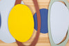 Decoratiune de perete din metal, Wood Color Multicolor, l80xA2,5xH50 cm (3)