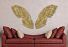 Set 2 decoratiuni din metal, Super Wings Auriu, l60xA8xH146 cm (4)