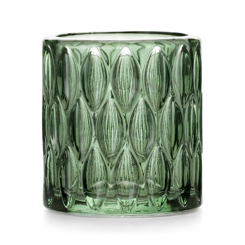 Suport lumanare din sticla, Vigo Verde Inchis, Ø9xH9,5 cm
