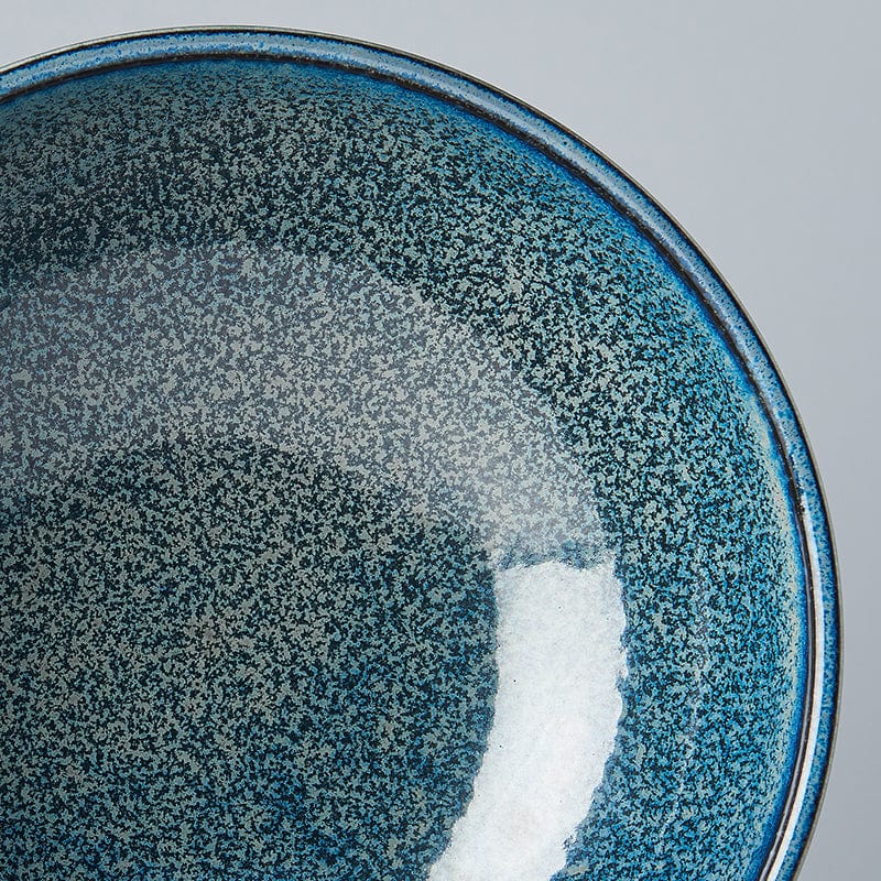 Bol din ceramica, 1100 ml, Ø21,5xH8 cm, Indigo Albastru (1)