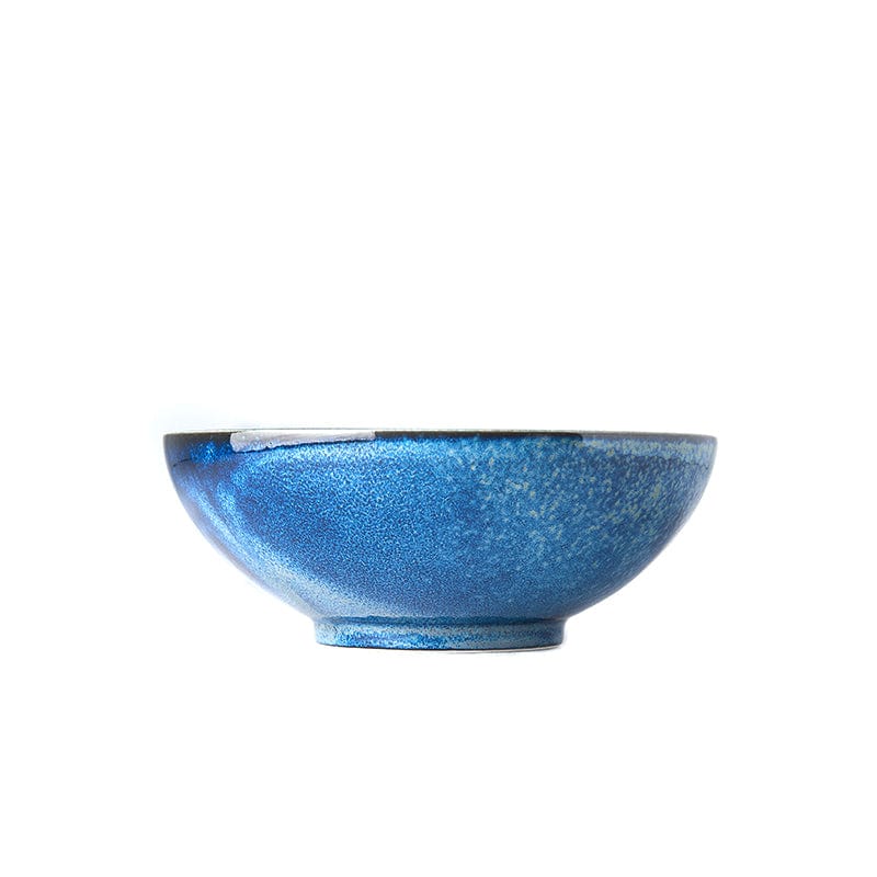 Bol din ceramica, 1100 ml, Ø21,5xH8 cm, Indigo Albastru