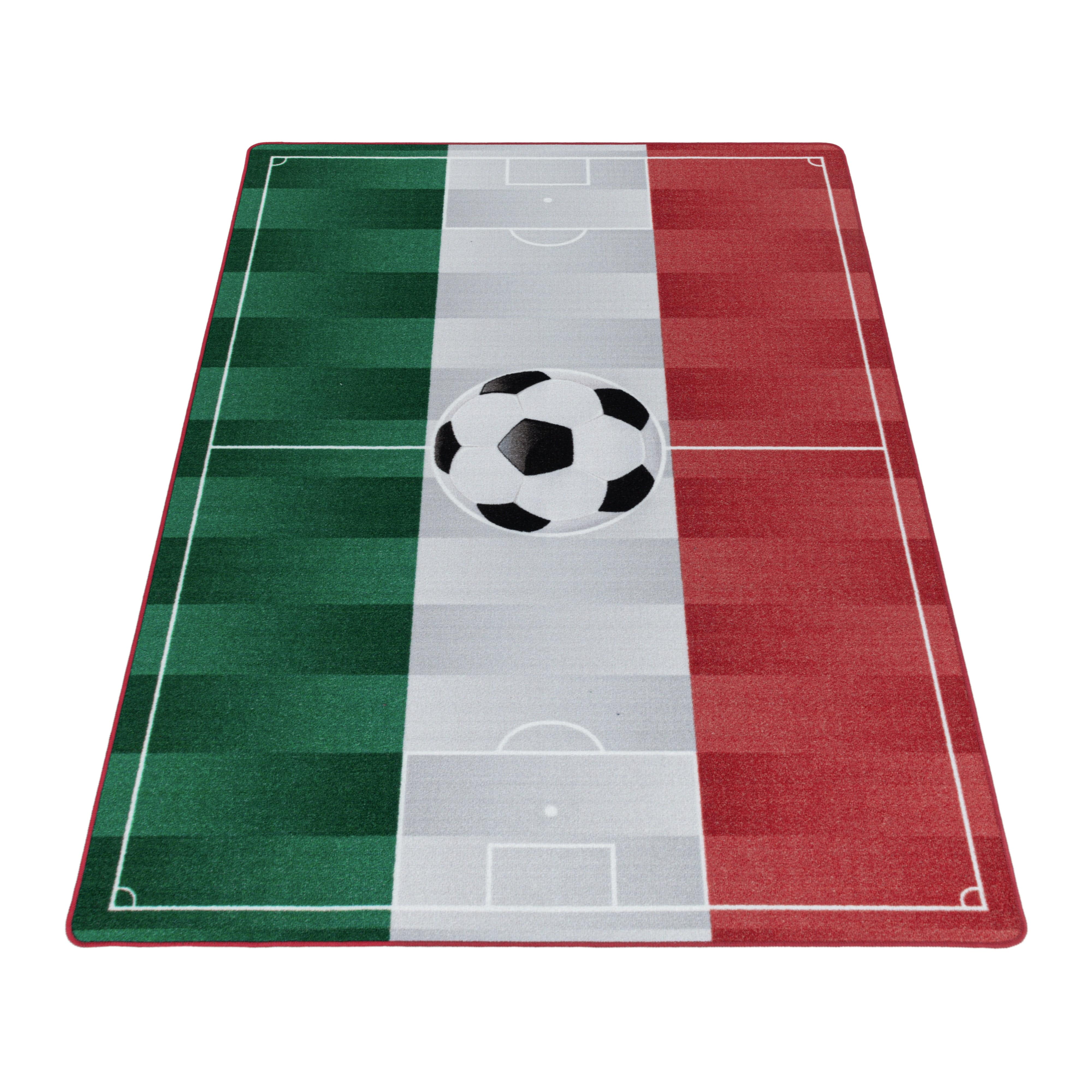 Covor pentru copii din poliamida Play 2915 Stadium Italy Alb (2)