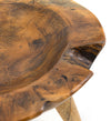 Bol decorativ din lemn, Erosi Maro, Ø30xH20 cm (2)