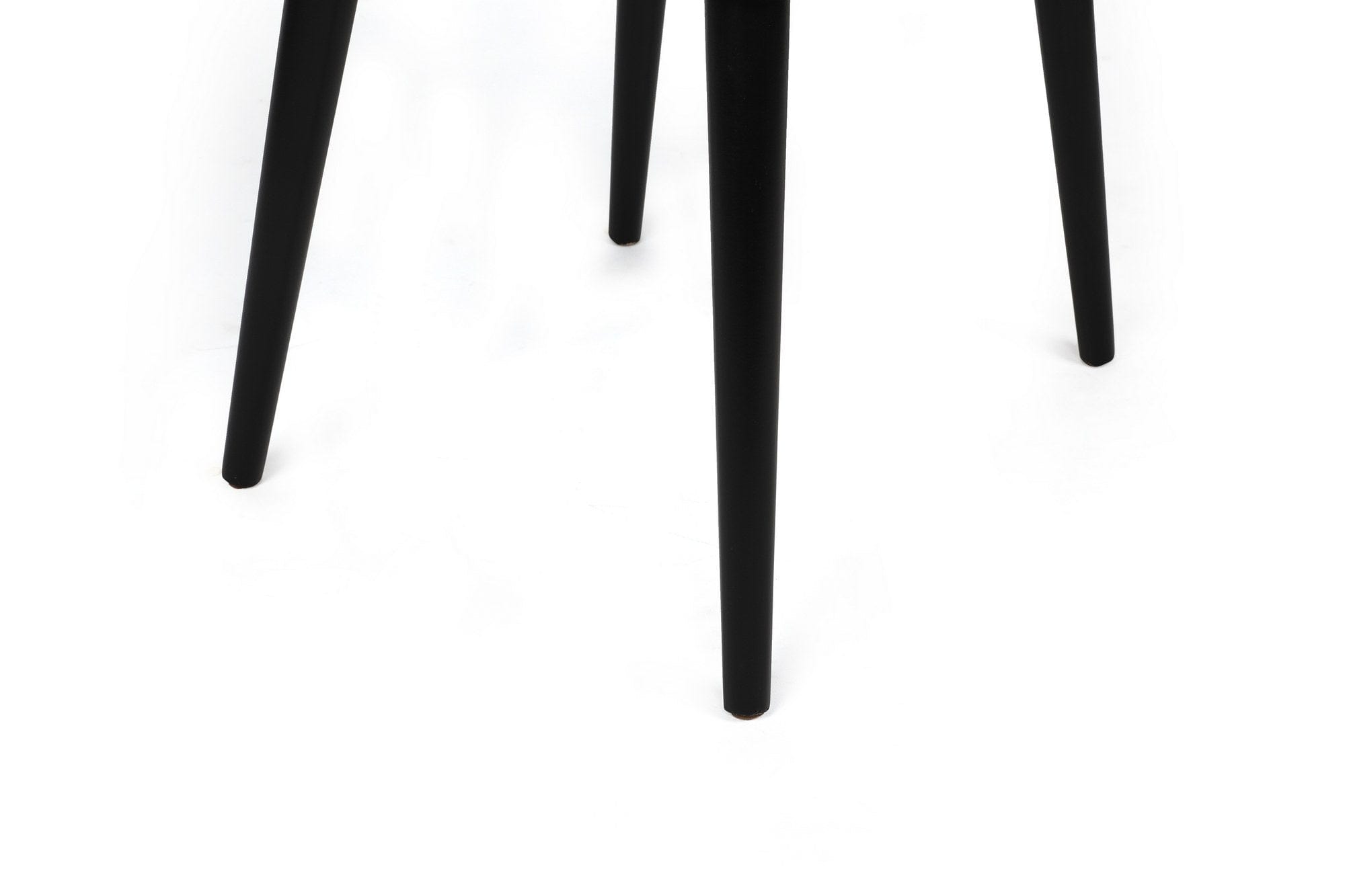 Set 2 scaune tapitate cu stofa si picioare din lemn, Dallas 524-V2 Velvet Gri / Negru, l50xA49xH90 cm (3)