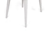 Set 2 scaune tapitate cu stofa si picioare din lemn, Dallas 584-V2 Velvet Gri / Alb, l50xA49xH90 cm (3)