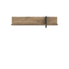 Etajera suspendata din pal, Jokkaz Stejar Flagstaff / Negru, l160xA21,6xH39,4 cm (1)