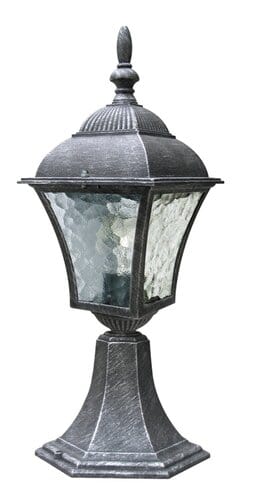 Lampadar exterior Toscana 8398 Aluminiu Antichizat / Transparent