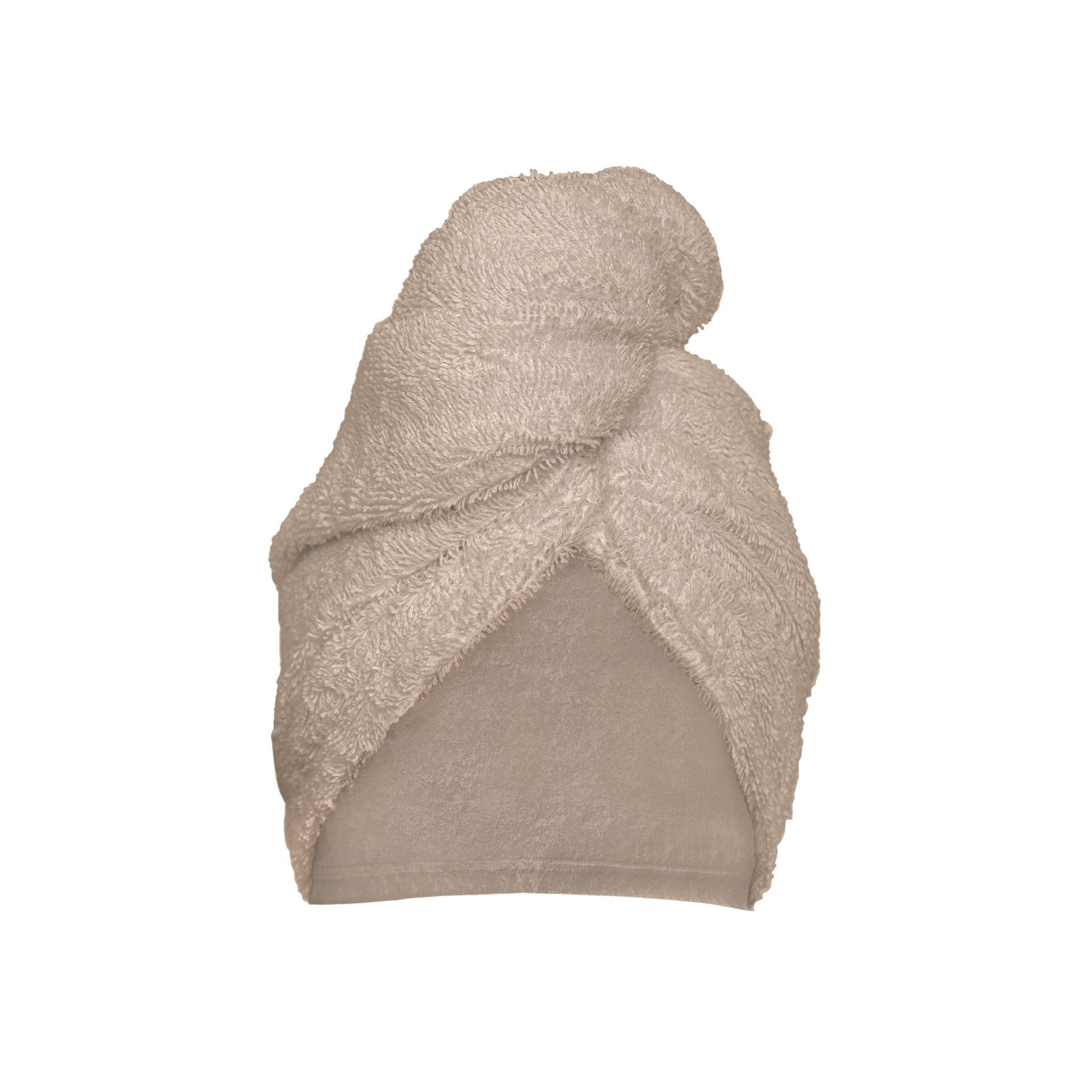 Prosop tip turban din bumbac, New Plus Bej, 75 x 23 cm