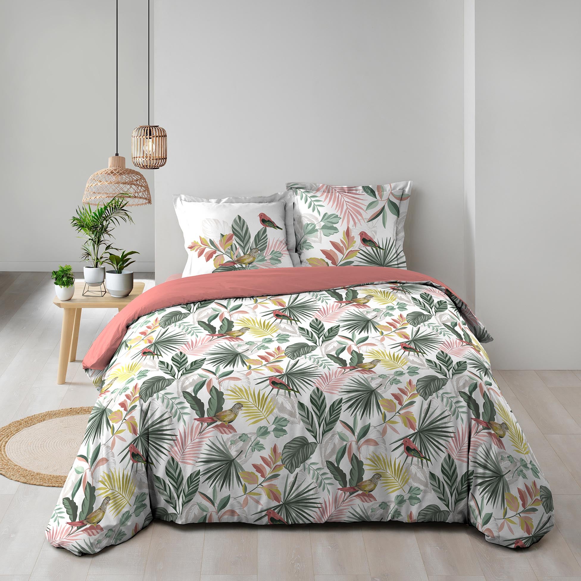 Lenjerie de pat din bumbac, Marbelina Multicolor, 240 x 220 cm (1)
