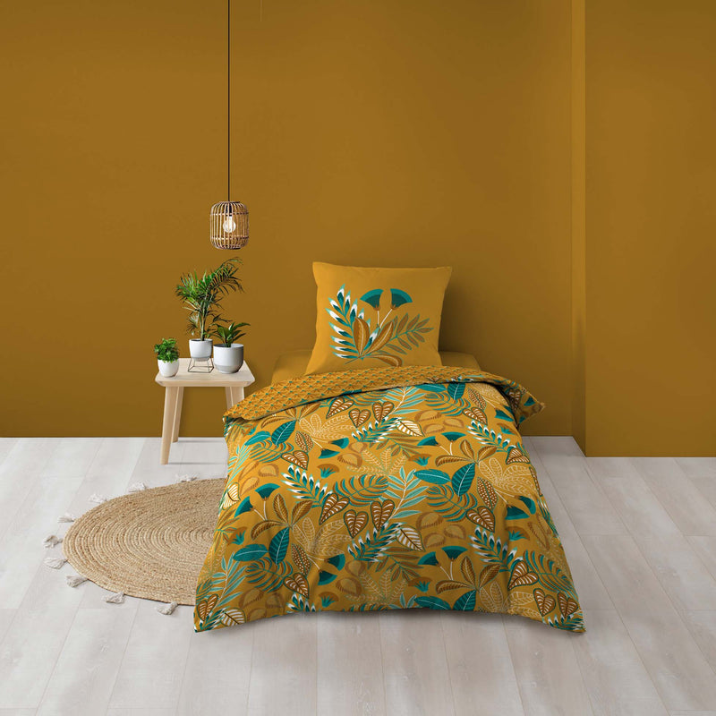 Lenjerie de pat din bumbac, Tilda Multicolor, 140 x 200 cm