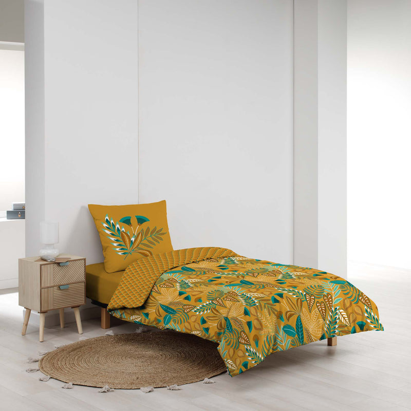 Lenjerie de pat din bumbac, Tilda Multicolor, 140 x 200 cm (1)
