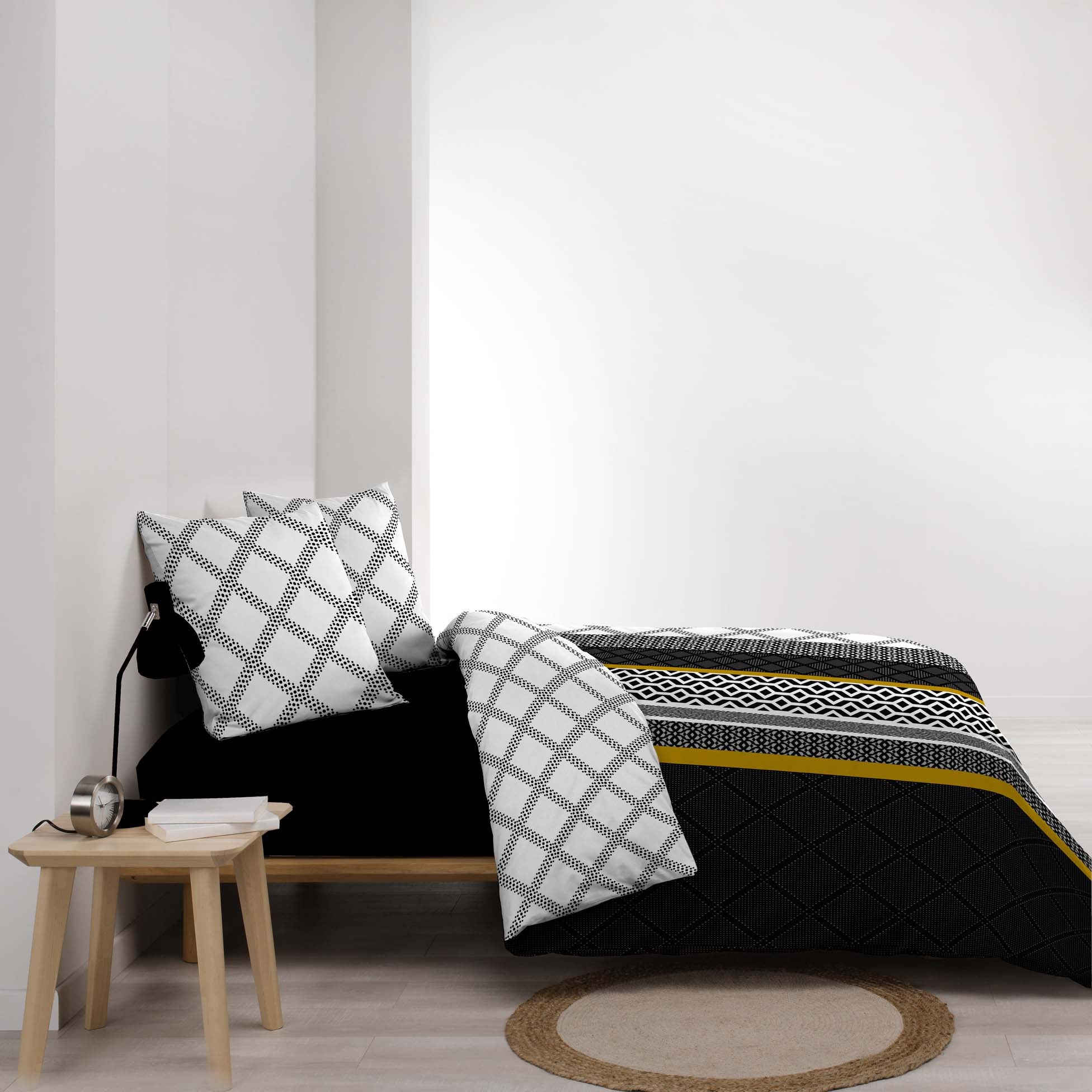 Lenjerie de pat din bumbac, Dakota Multicolor, 240 x 220 cm (4)