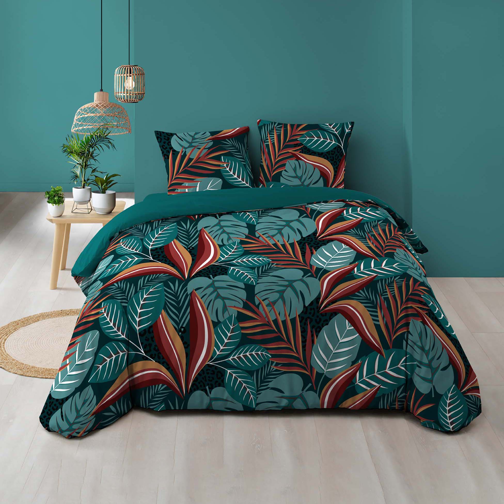 Lenjerie de pat din bumbac, Meryl Multicolor, 240 x 220 cm