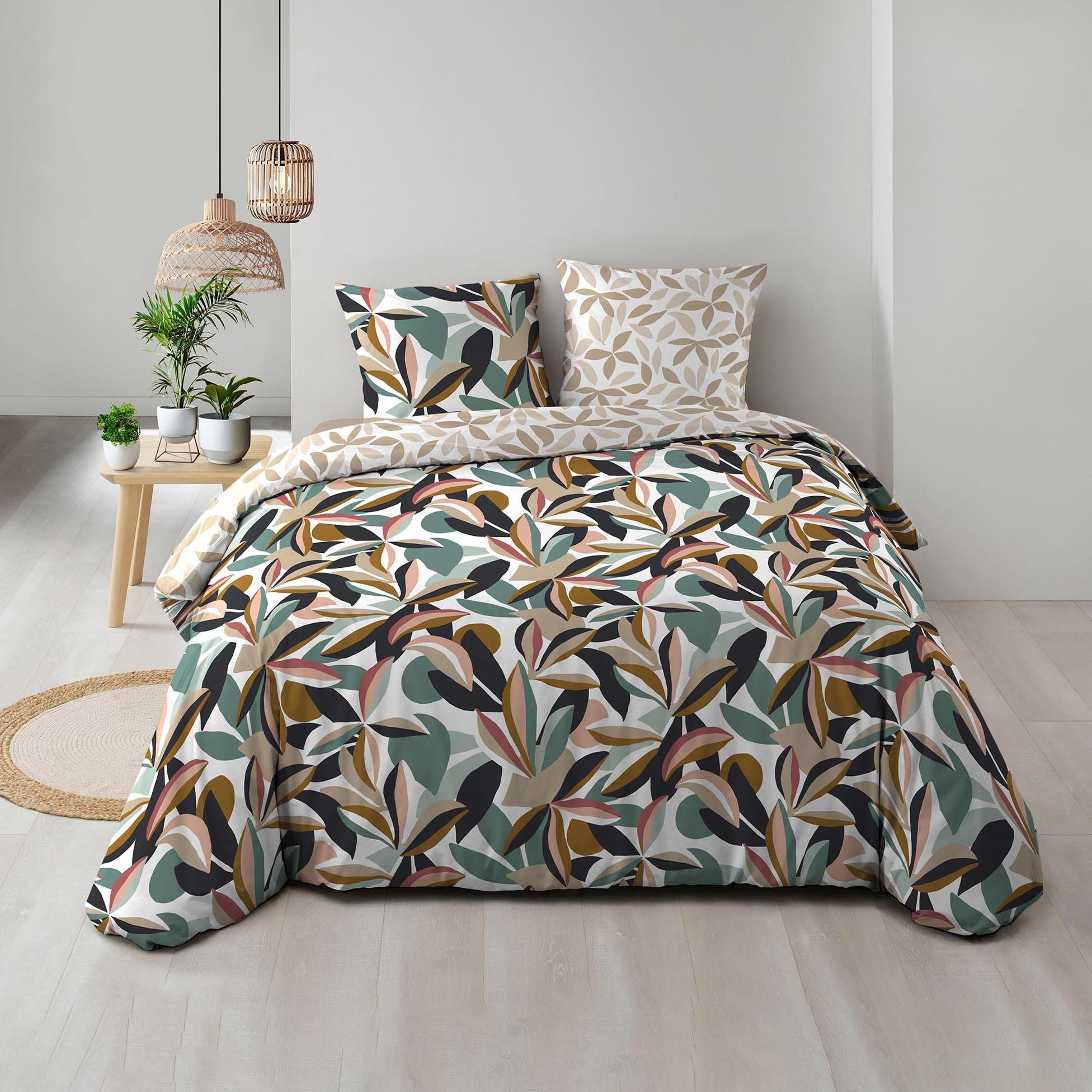 Lenjerie de pat din bumbac, Lavinia Multicolor, 260 x 240 cm (2)