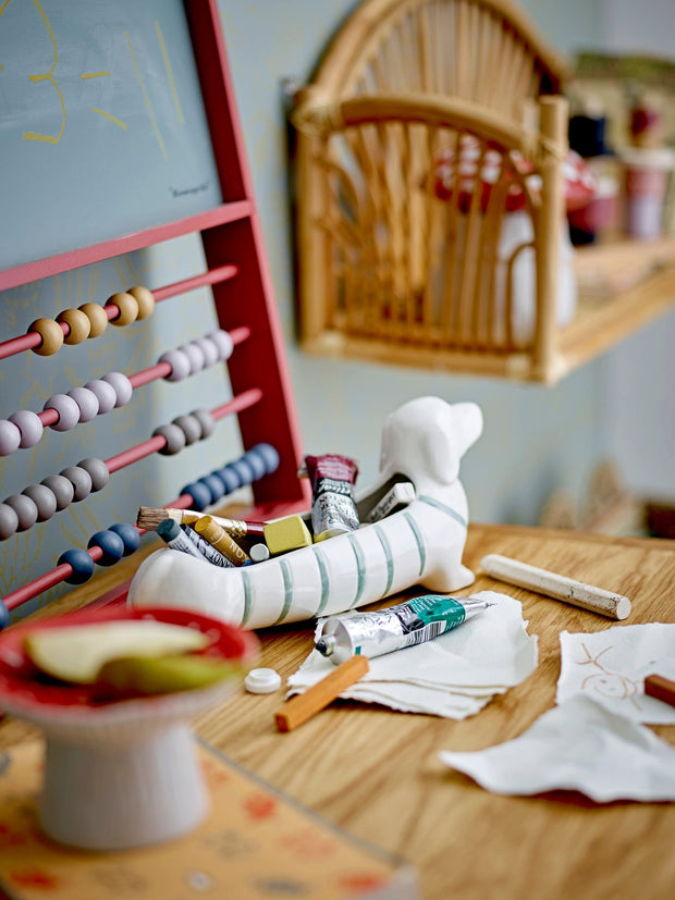 Bloomingville Abac din pal, pentru copii, Marcello Verde, L40xl40xH4 cm