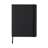 Xindao Agenda 160 pagini cu liniatura, coperta din material textil, Deluxe XL Negru, 19 x 25 cm, SomProduct