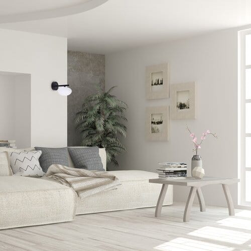 RabaLux Aplica Calista 3059 Negru / Alb