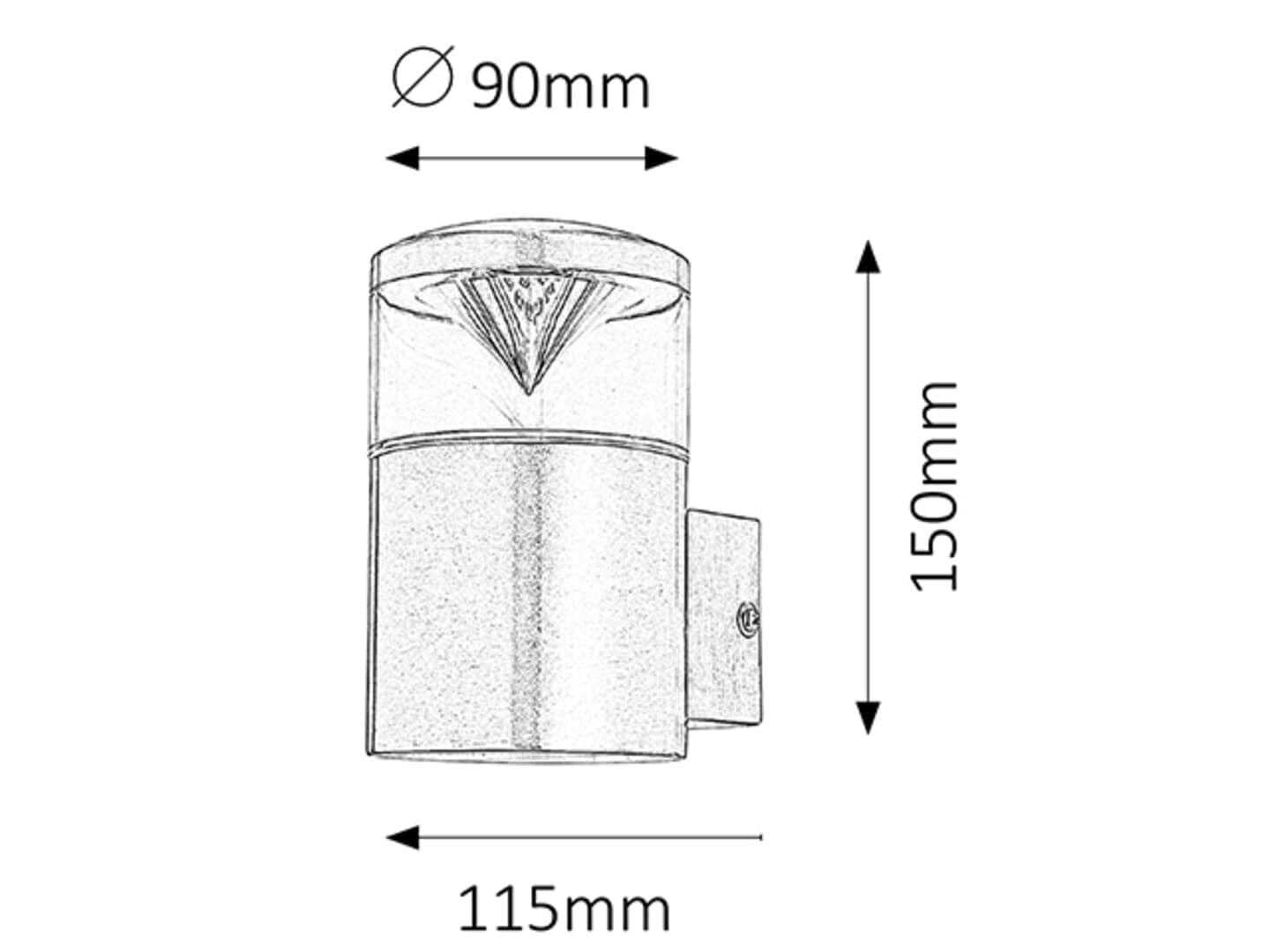 RabaLux Aplica Charlotte 8559 Crom
