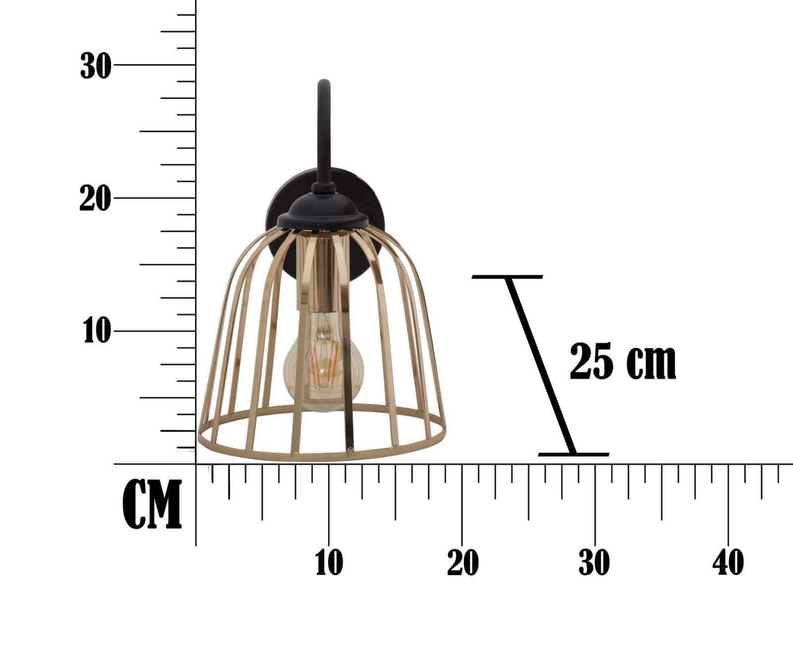 Mauro Ferretti Aplica Elegant A Auriu / Negru