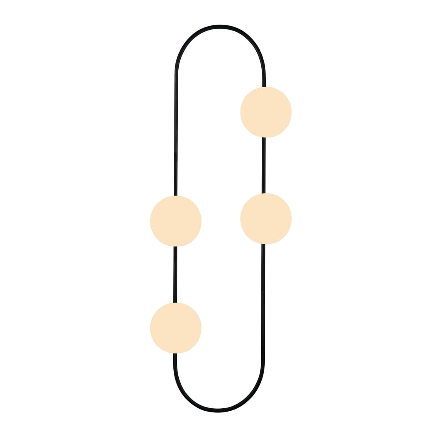 Aplica Elips Alb / Negru (1)