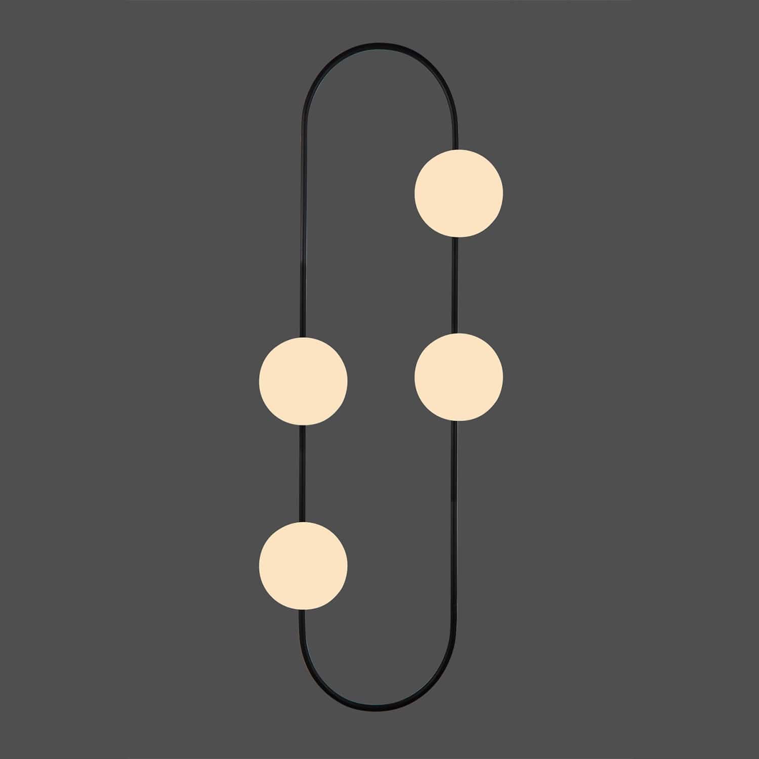 Aplica Elips Alb / Negru (3)