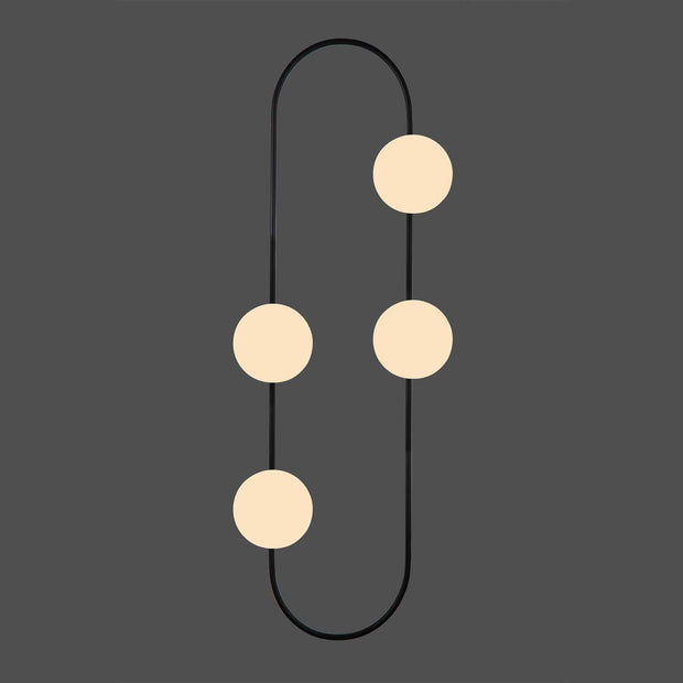 Aplica Elips Alb / Negru (3)