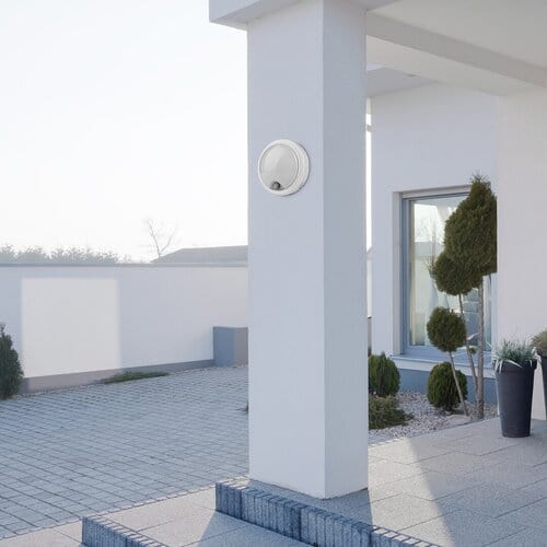 RabaLux Aplica exterior Hitura 77028 Negru / Alb