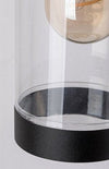 RabaLux Aplica exterior Kolta 7386 Negru Mat / Transparent