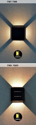 RabaLux Aplica exterior Lippa 7318 Alb