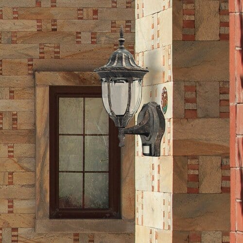 RabaLux Aplica exterior Milano 8370 Auriu Antichizat / Transparent