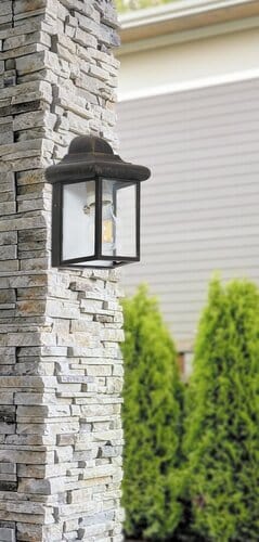 RabaLux Aplica exterior Norvich 8754 Auriu Antichizat / Transparent