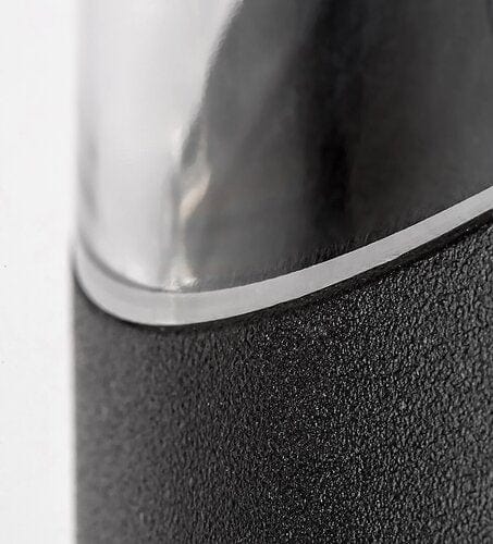 RabaLux Aplica exterior Novigrad 7236 Negru / Transparent