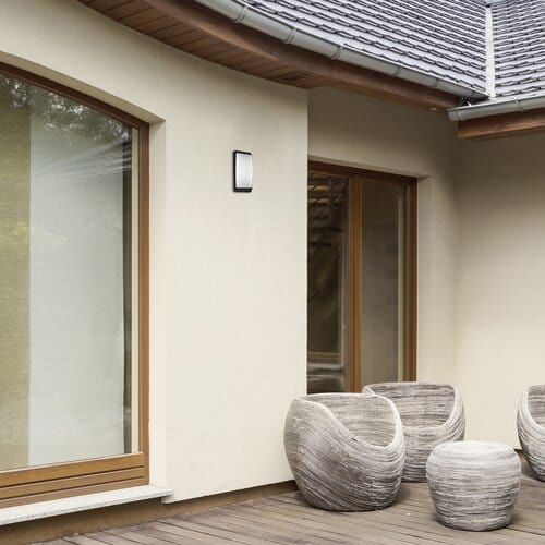 RabaLux Aplica exterior Opole 7797 Negru Mat / Alb