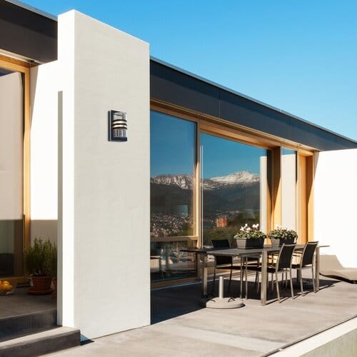 RabaLux Aplica exterior Orlova 7244 Negru / Transparent