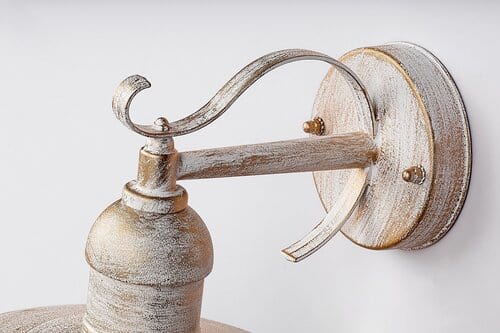 RabaLux Aplica exterior Oslo 8681 Alb Antichizathizat / Transparent