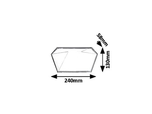 RabaLux Aplica exterior Salvador 8114 Negru / Alb